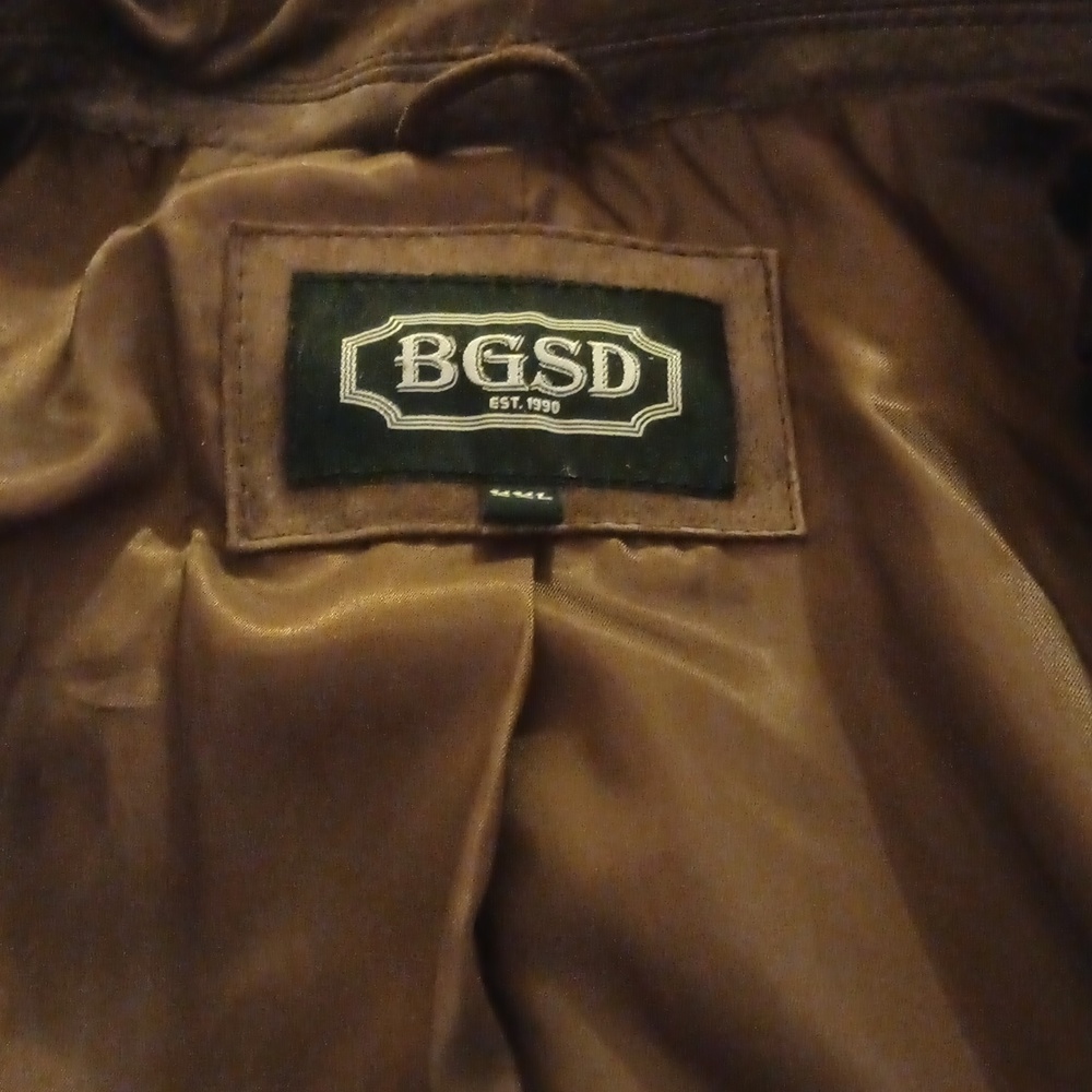Bgsd size XXL leather jacket in great condition